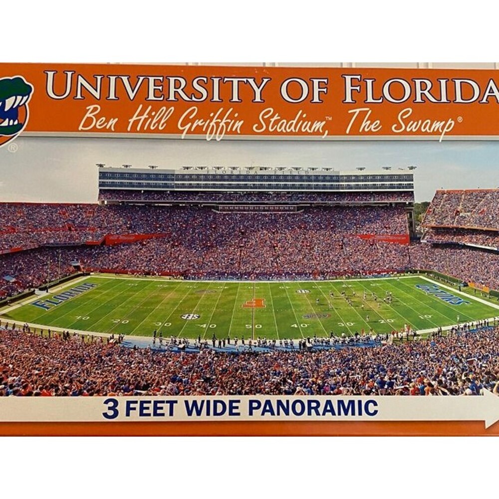 UF University Florida Ben Hill Griffin Stadium 2012 Panoramic 1000pc Puzzle New